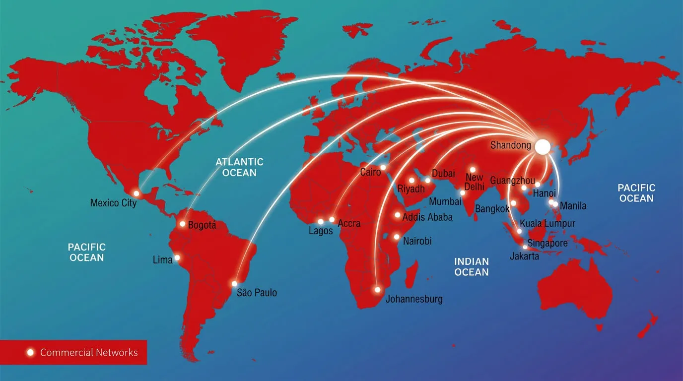 Carte du lieu du bureau
